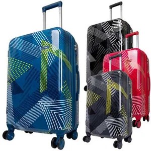 Reisekoffer Hartschale mittelgroß 74 L Trolley Rollen Dehnungsfuge 4 Motive bunt - Bild 1 von 25