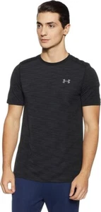 Under Armour Men's Threadborne Seamless T-Shirt - Black -Fitted - Small - Picture 1 of 2