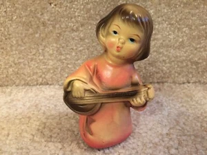 Vintage Fine A Quality Japan Angel with Mandolin FREE SHIPPING - Picture 1 of 7
