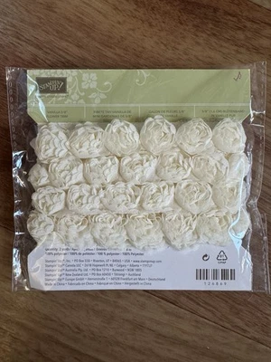 Stampin Up! Borde de flores de vainilla 5/8", álbum de recortes, proyectos de artesanía. NUEVO Foto 1 de 2