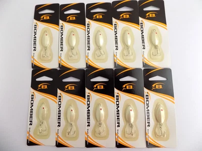 CUCHARA LOSA BOMBARDERO BLANCA 1" B8501 - 10 SEÑUELOS - #333 Foto 1 de 4