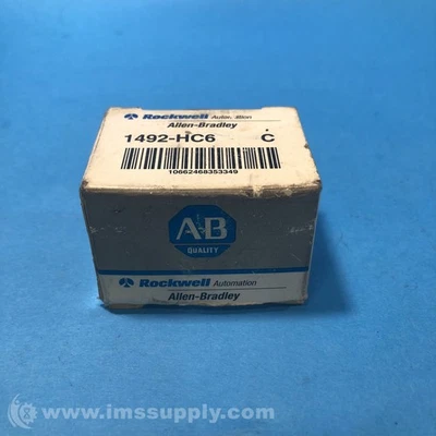 Allen Bradley 1492-HC6 Series C Terminal Block, Panel Mount, 25A, FNOB - Image 1 of 4