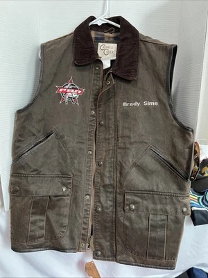 PBR Brady Sims Suede Vest With Tags - Image 1 of 4