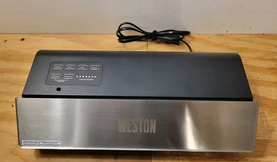 Sellador al vacío Weston 650501W ventaja profesional ligeramente usado - negro/plateado Foto 1 de 4