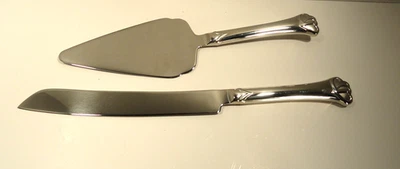 Cuchillo de boda y servidor Things Remembered de acero inoxidable Foto 1 de 4