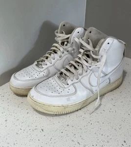 Nike Air Force 1 High '07 Zapatos Para Hombre Talla 11.5 Blanco Zapatillas altas 315121-115 - Imagen 1 de 5