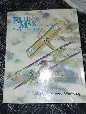 Blue Max Dogfights Over France 1983 Primera Guerra Mundial Juego de Guerra de Lucha Aérea por GDW Buen Estado Foto 1 de 2