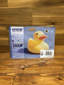 Epson T0556 Cartridge Multipack Black/Cyan/Magenta/Yellow Ink C13T055640 09/2016 - Picture 1 of 12