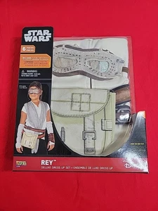 Disney Star Wars Das Erwachen der Macht, Rey Deluxe Anzieh-Set Kostüm Größe 6-8 - Bild 1 von 4