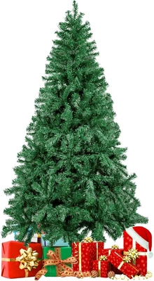 Albero Di Natale Artificiale 150Cm, Albero Di Natale, Verde Naturale, 450 Rami,  - Immagine 1 di 4