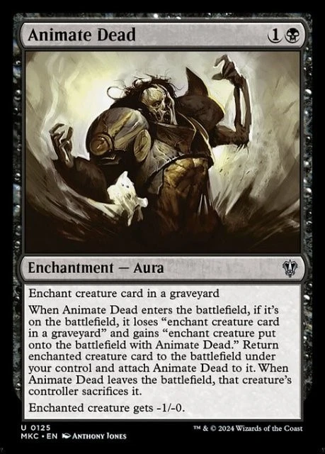 MTG - ANIMATE DEAD - Karlov Manor Commander (U) - Image 1 of 1