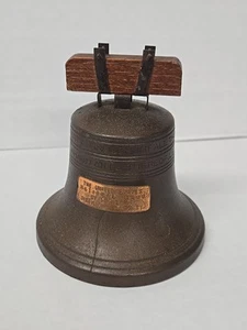 Antiguo 1919 Bankers S&C System Metal Liberty Bell Bank US Nat'l Bank Portland O - Imagen 1 de 7
