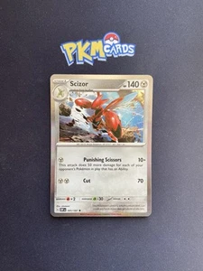 JCC Pokémon Scizor Obsidian Flames 141/197 Holo Raro LP. - Imagen 1 de 3