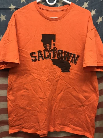SF Giants Madison Bumgarner #40 MiLB Sacramento Rivercats Sactown Shirt Men’s XL Cover
