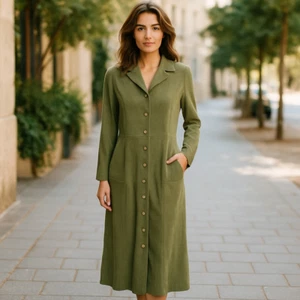 Trenchcoat von Melissa Karger Petite 16P Tall (grün) - Bild 1 von 8
