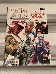 SHIPS SAME DAY Young Guns 2019 Sketchbook Marvel "Free" Comic Elite Artists NM - Picture 1 of 12
