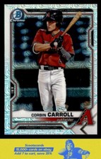 2021  Bowman Corbin Carroll  Chrome Prospects Mojo Refractor #BCP-142 Arizona