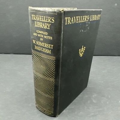 TRAVELLER'S LIBRARY Compiled & With Notes W. Somerset Maugham 1940 Vintage HC - Image 1 of 4