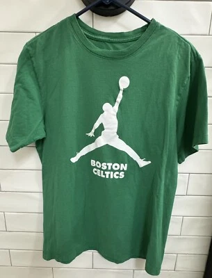 The Nike Tee Men's Small Green Jordan Jumpman Boston Celtics T-Shirt - Image 1 of 4