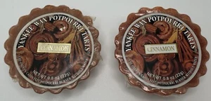 2x Yankee Candle CINNAMON Wax Potpourri Tart Melts RETIRED VINTAGE - Picture 1 of 2