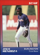 1989 Burlington Braves Star #13 Jesus Mendoza