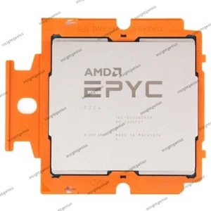 AMD EPYC Genoa 9224 Unlocked 2.5-3.7GHz 24 Core 48 Thread 64MB CPU processor - Afbeelding 1 van 1