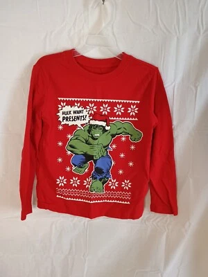 Boys Long Sleeve Christmas Hulk Shirt Size 4T - Image 1 of 3