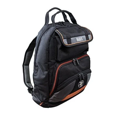 Klein Tools 55475 Tool Bag Backpack, Tradesman w/35 Pockets for Hand Tools &Gear - Image 1 of 4