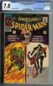 AMAZING SPIDER-MAN #37 CGC 7.0 OW/WH PAGES // 1ST APPEARANCE OF NORMAN OSBORN - Picture 1 of 2