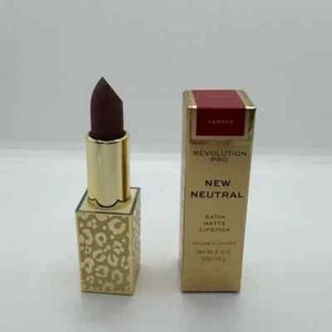 Revolution New Neutral Satin Matte Lipstick - Vamped - Picture 1 of 5