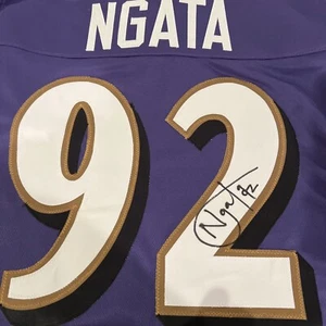 Haloti Nagta Baltimore Ravens autograph custom Jersey purple - Picture 1 of 3