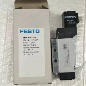 1 Stück Festo MEH-5/2-1/8-B 173127 Magnetventil Neu im Karton - Bild 1 von 1