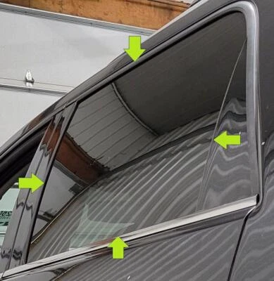 GMC ACADIA 2007-2017 conductor izquierdo puerta trasera ventana de cristal Foto 1 de 4