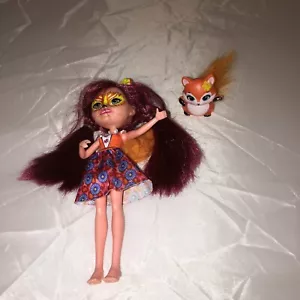 Enchantimals vestito Felicity Fox & Pet Flick capelli rossi cespugliosa coda arancione - Foto 1 di 3