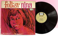 NINA SIMONE Folksy Nina (1964) MONO LP Jazz Folk Soul Fusion VG++ Vinyl RL 26