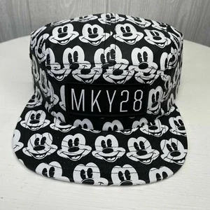 NEFF Disney Mickey Mouse Is White/Black Panel Camp Hat Adjustable Cap One Size - Picture 1 of 6