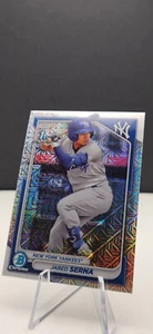 Jared Serna 2024 Bowman Chrome 1st Mojo Refractor #BCP-68 - New York Yankees - Picture 1 of 2