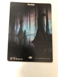 Magic The Gathering - Unstable FULL ART SWAMP - 214/216 NM - Picture 1 of 1