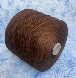Linen fine yarn on cone 100% Linen 450m/100g (492yards/3.52oz), Per 100g/3.52oz - Picture 1 of 5