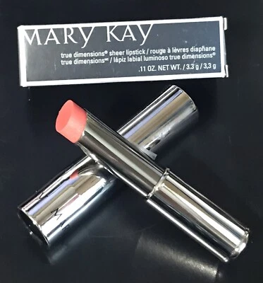 New In Box Mary Kay True Dimensions Sheer Lipstick Arctic Apricot Full Size - Image 1 of 2