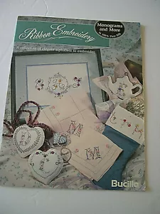 Bucilla Band Stickmuster Buch Alphabete zum Besticken von Monogrammen - Bild 1 von 4
