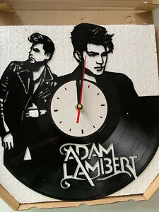 Adam Lambert Vinyl Record Clock