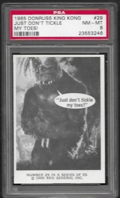 1965 Donruss King Kong #29 PSA 8 NM-MINT - Image 1 of 2