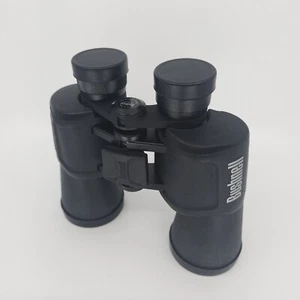 Bushnell PowerView 16x50 Binoculars Black Porro Prism With Case Lens Covers - Picture 1 of 14