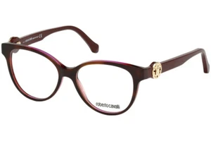 Roberto Cavalli FIGLINE RC5047 056 Havana Red Eyeglasses Frame 52-15-130 RC5047 - Picture 1 of 4