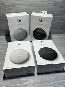 Google Nest Mini (2nd Generation) Smart Speaker MULTIPLE COLOURS NEW & SEALED! - Picture 1 of 25