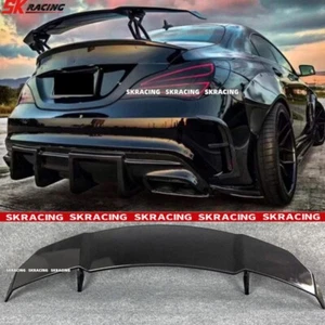 ABS Carbon Look Rear Spoiler Wing For Benz W117 CLA200 CLA250 CLA45 2013-2019 - Picture 1 of 12