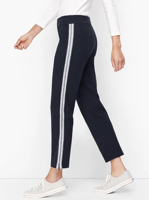 Talbots The Oprah Magazine Collection Black Side Stripe Yoga Pants Plus Sz 3X - Image 1 of 4