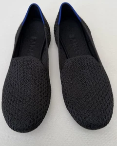 Mocassino Rothy’s The nero a nido d’ape punta tonda maglia classico slip on taglia 8 - Foto 1 di 6
