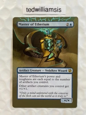 Master of Etherium MtG Elspeth vs. Tezzeret Altered Art Extended & Borderless - Image 1 of 4